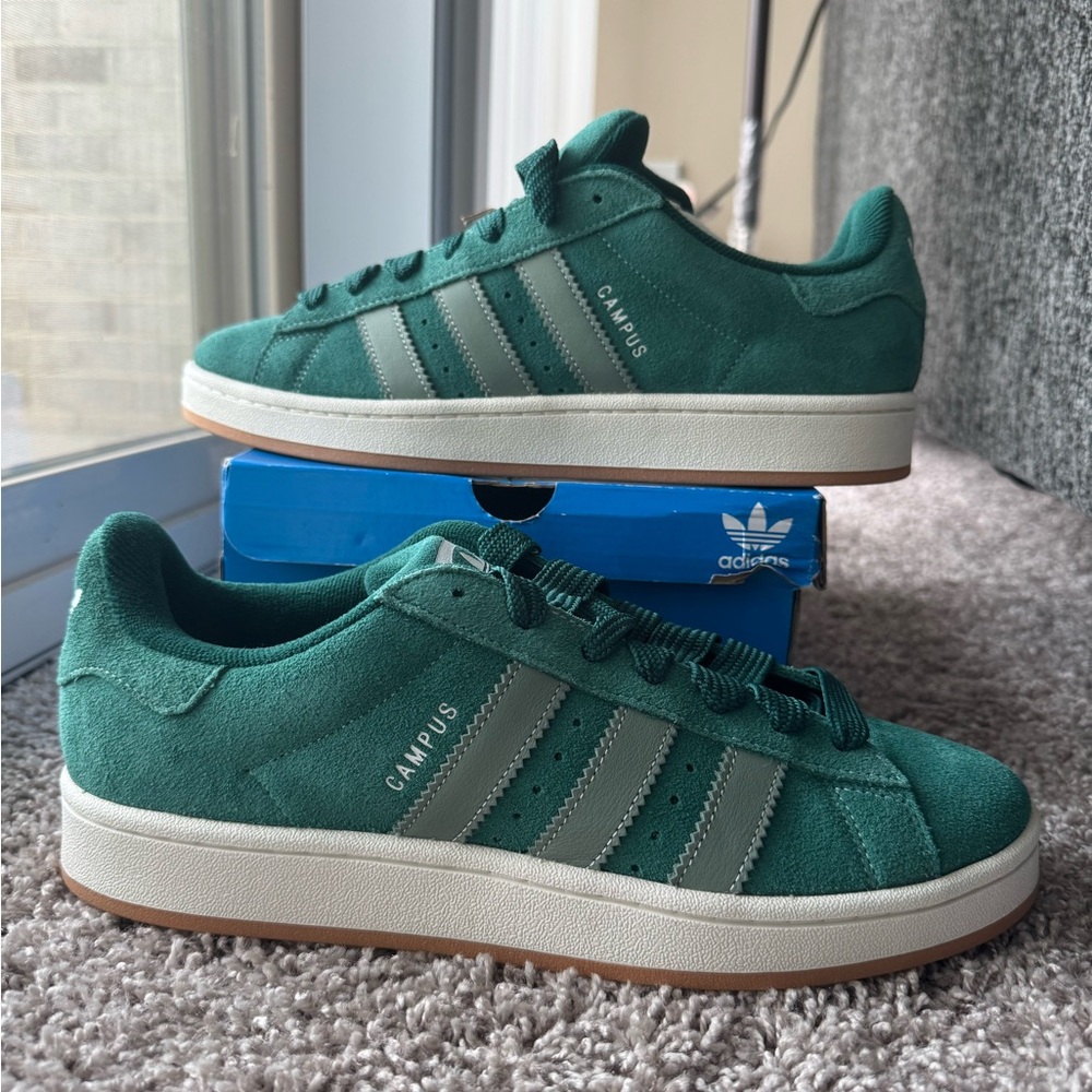 Size 11 Men adidas Campus 00s Collegiate Green Silver Green JH8794